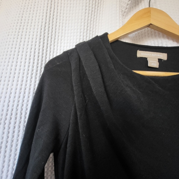 Side Ruched Knit Jersey Dress Banana Republic Dress - Picture 1 of 4